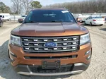 2017 Ford Explorer Limited Orange vin: 1FM5K7FH8HGD09638