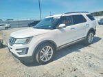 2017 Ford Explorer Limited White vin: 1FM5K7FH9HGB87081