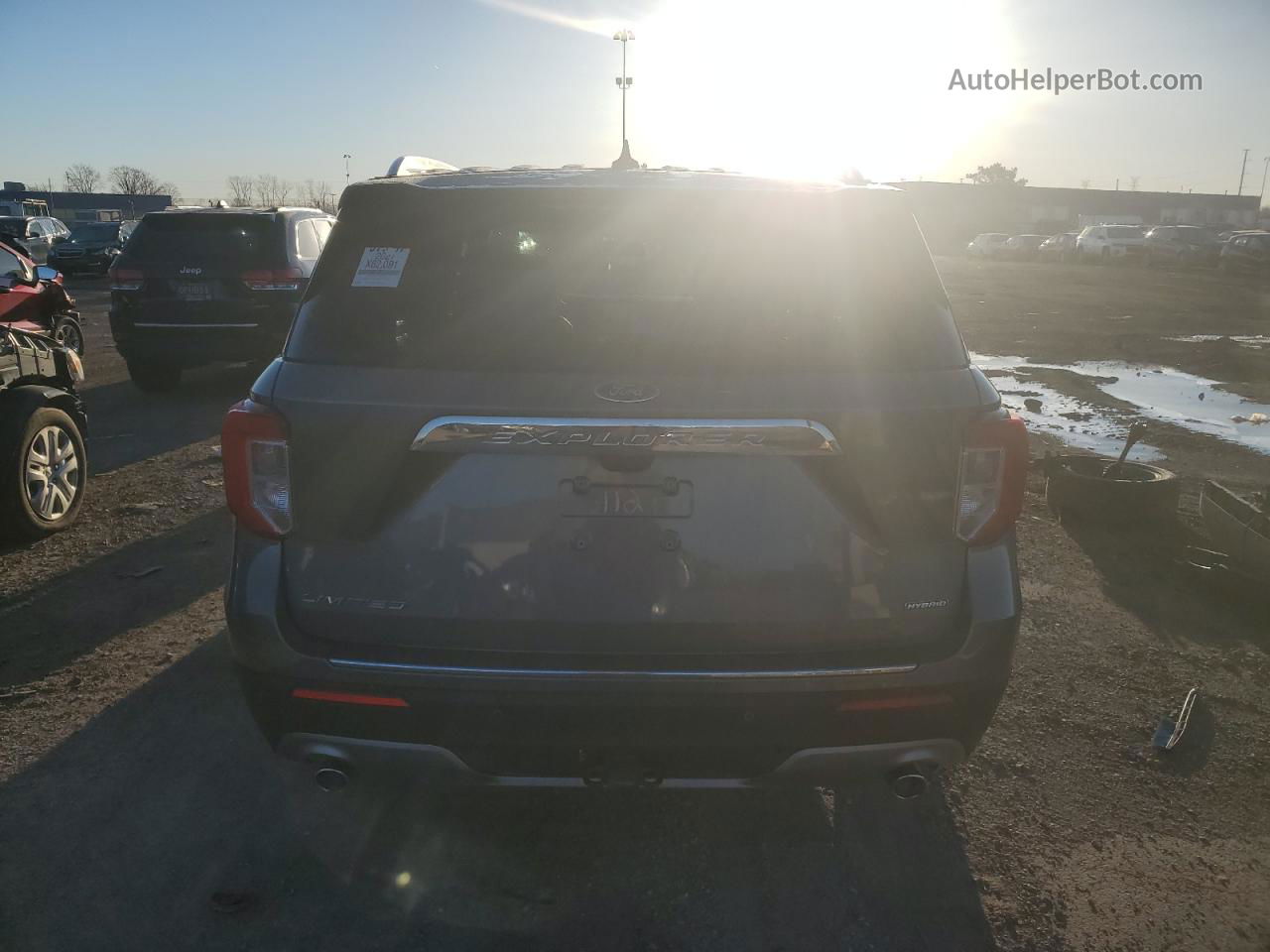 2021 Ford Explorer Limited Gray vin: 1FM5K7FW7MNA02112