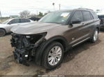 2021 Ford Explorer King Ranch Brown vin: 1FM5K7LC3MGB88598