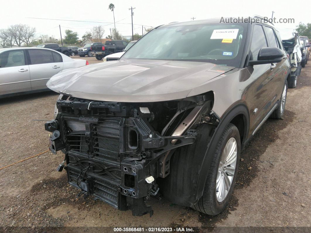 2021 Ford Explorer King Ranch Brown vin: 1FM5K7LC3MGB88598