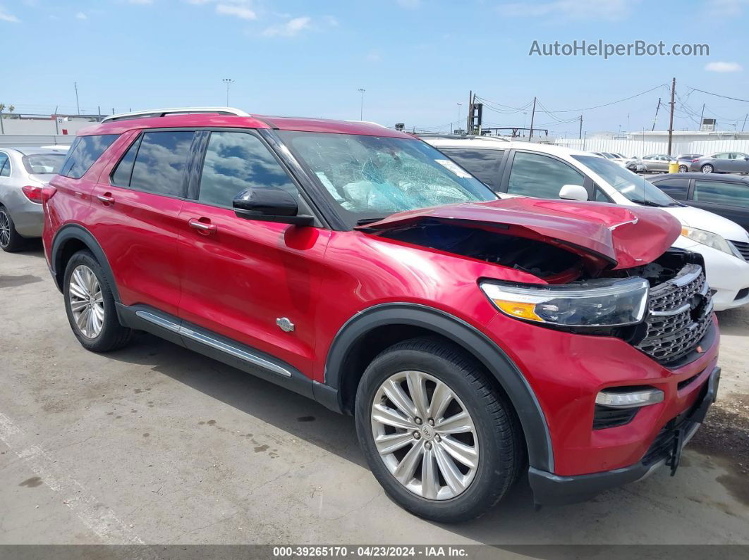 2021 Ford Explorer King Ranch Красный vin: 1FM5K7LC4MGC08681