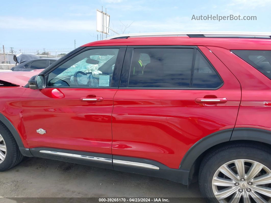 2021 Ford Explorer King Ranch Красный vin: 1FM5K7LC4MGC08681