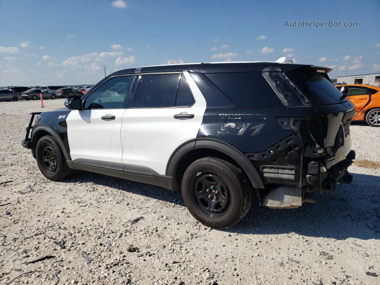 2020 Ford Explorer Police Interceptor Two Tone vin: 1FM5K8AB0LGA18908