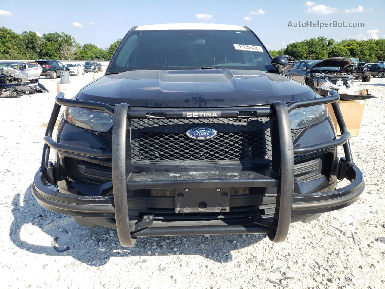 2020 Ford Explorer Police Interceptor Two Tone vin: 1FM5K8AB0LGA18908