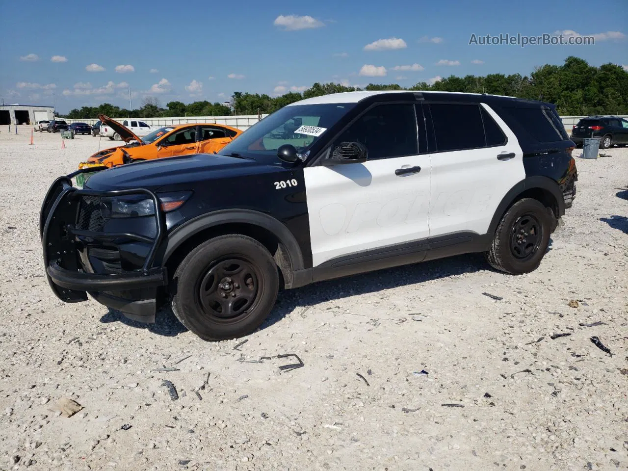 2020 Ford Explorer Police Interceptor Two Tone vin: 1FM5K8AB0LGA18908