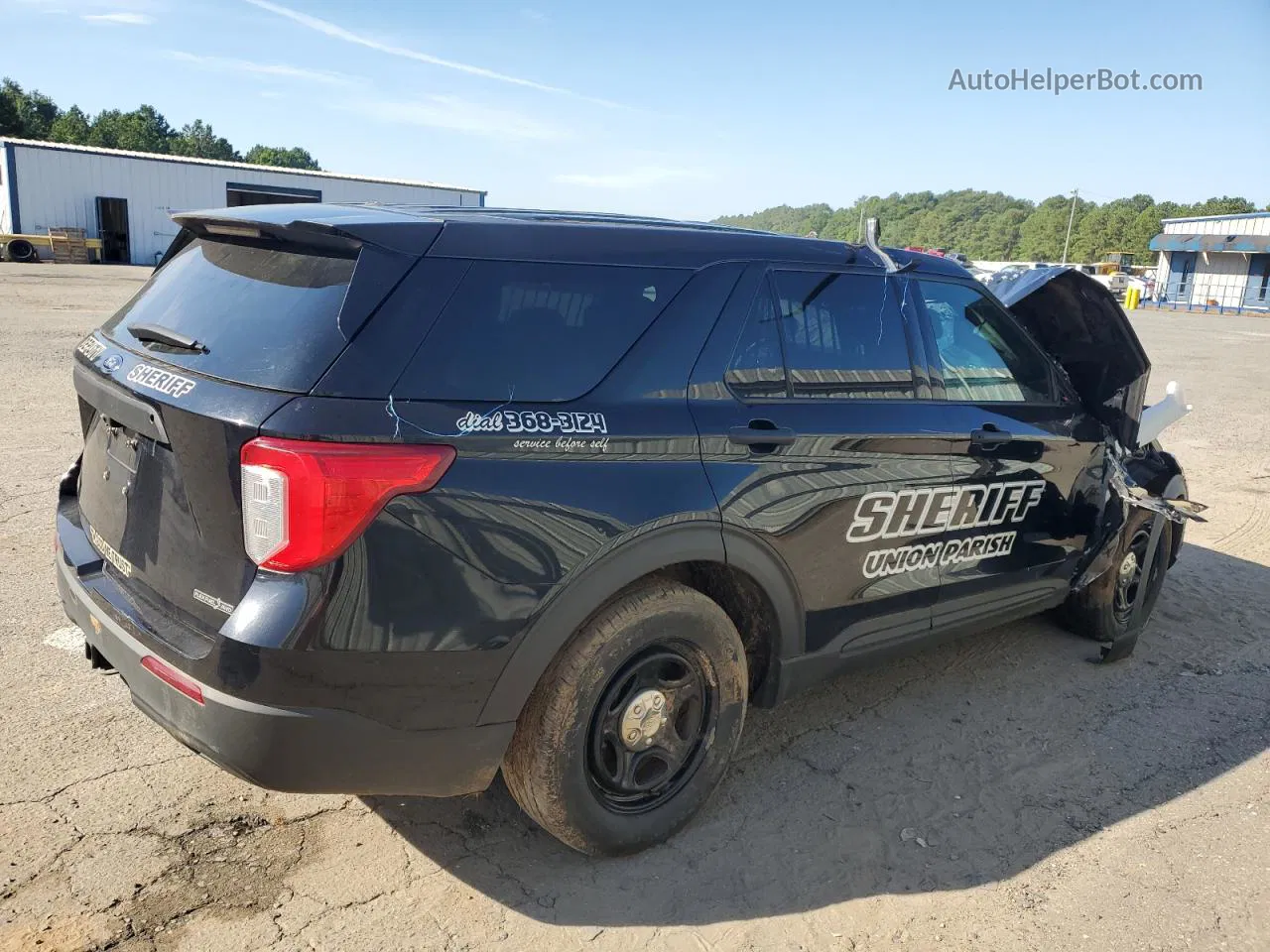 2020 Ford Explorer Police Interceptor Black vin: 1FM5K8AB0LGB65973