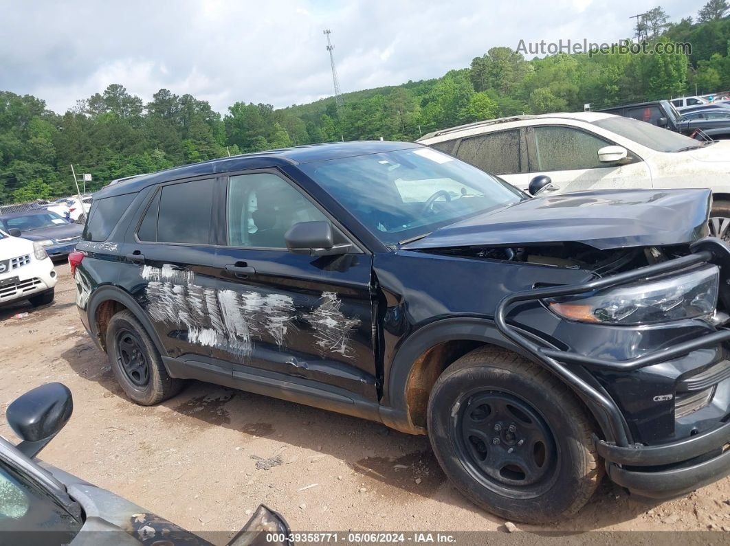 2021 Ford Police Interceptor Utility   Black vin: 1FM5K8AB0MGA19283