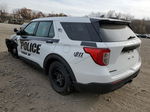 2021 Ford Explorer Police Interceptor Белый vin: 1FM5K8AB1MGA65558