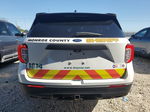 2021 Ford Explorer Police Interceptor White vin: 1FM5K8AB1MGB72111