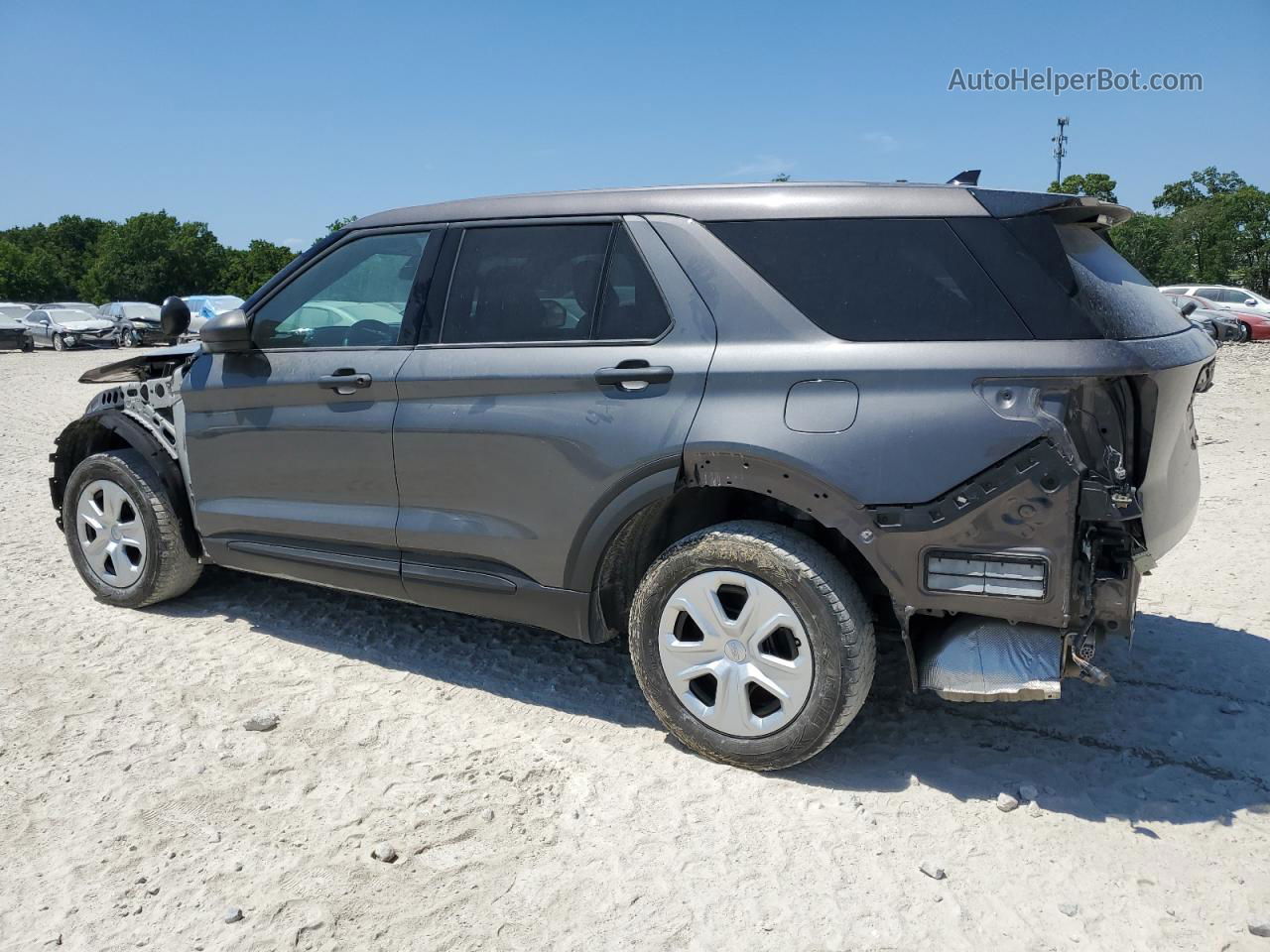 2020 Ford Explorer Police Interceptor Серый vin: 1FM5K8AB3LGA19924