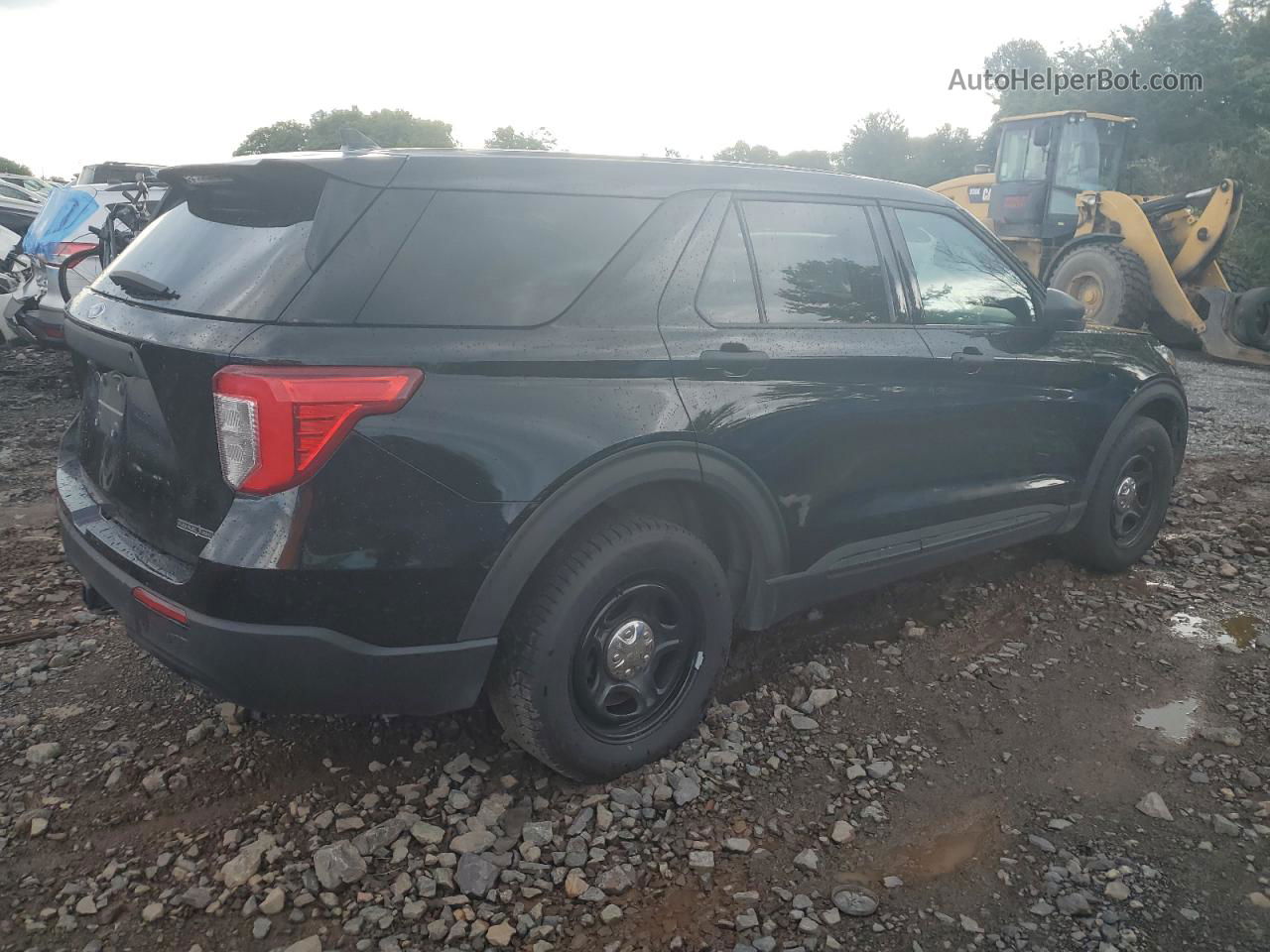 2020 Ford Explorer Police Interceptor Black vin: 1FM5K8AB3LGD01304