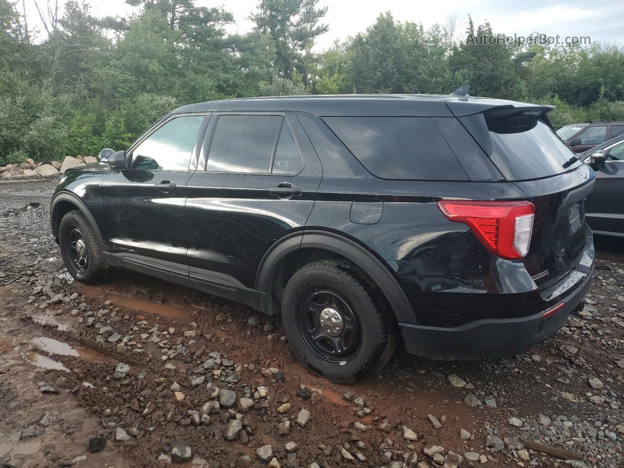 2020 Ford Explorer Police Interceptor Black vin: 1FM5K8AB3LGD01304