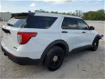 2021 Ford Explorer Police Interceptor Белый vin: 1FM5K8AB3MGA46882