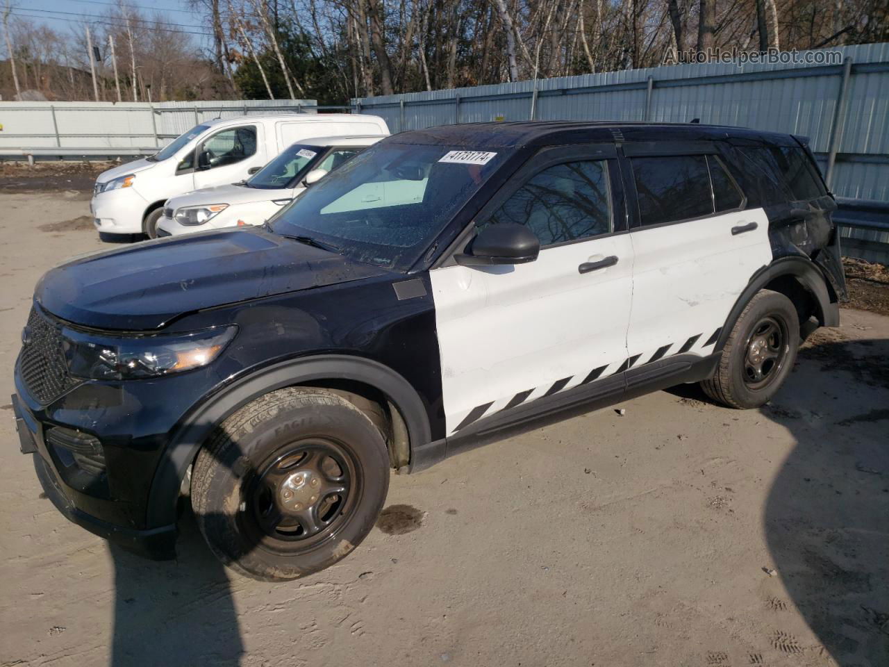 2020 Ford Explorer Police Interceptor Black vin: 1FM5K8AB4LGB67726