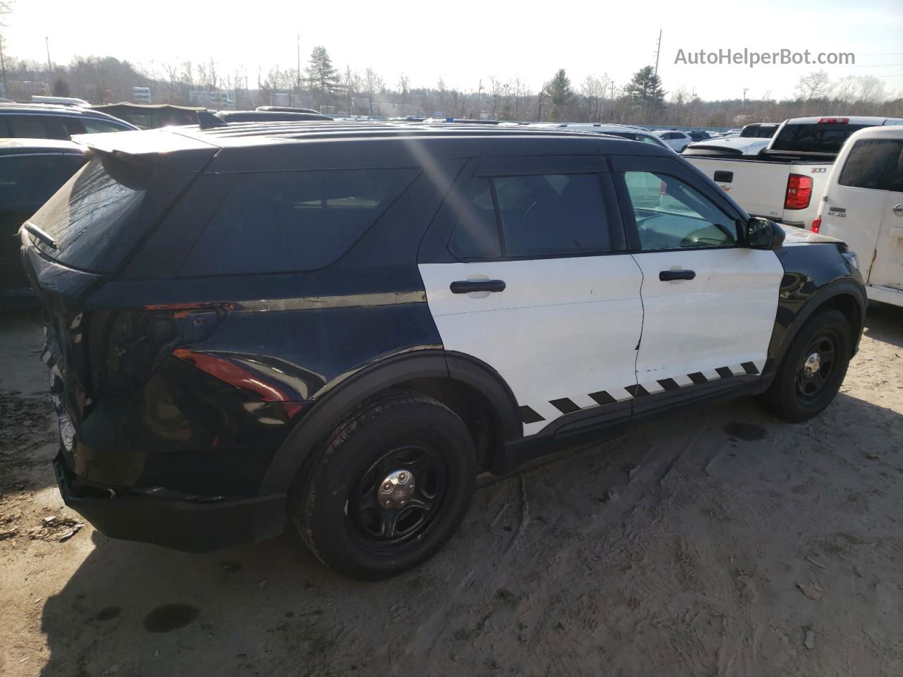 2020 Ford Explorer Police Interceptor Black vin: 1FM5K8AB4LGB67726