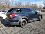 2021 Ford Explorer Police Interceptor Black vin: 1FM5K8AB4MGC38747