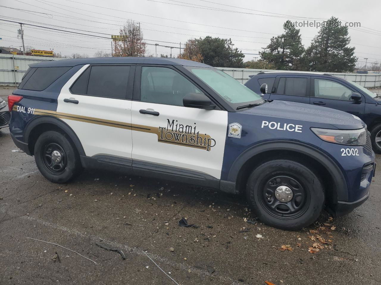 2020 Ford Explorer Police Interceptor Two Tone vin: 1FM5K8AB5LGA93927