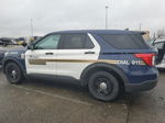 2020 Ford Explorer Police Interceptor Двухцветный vin: 1FM5K8AB5LGA93927