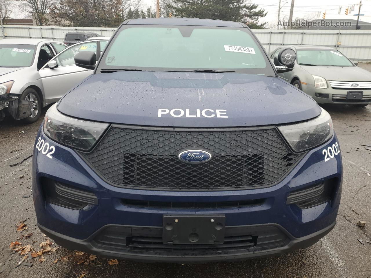 2020 Ford Explorer Police Interceptor Two Tone vin: 1FM5K8AB5LGA93927