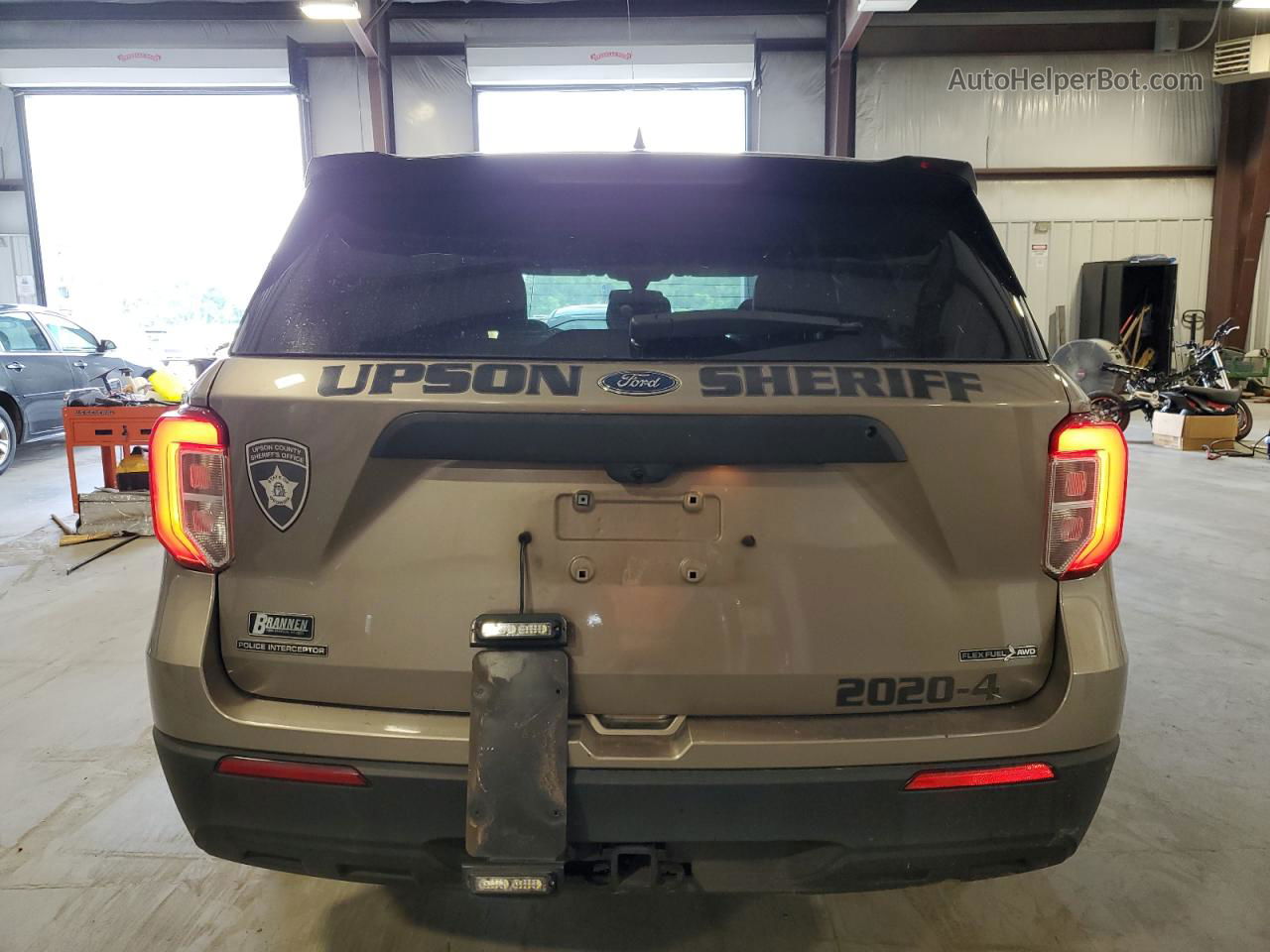 2020 Ford Explorer Police Interceptor Tan vin: 1FM5K8AB5LGD01899