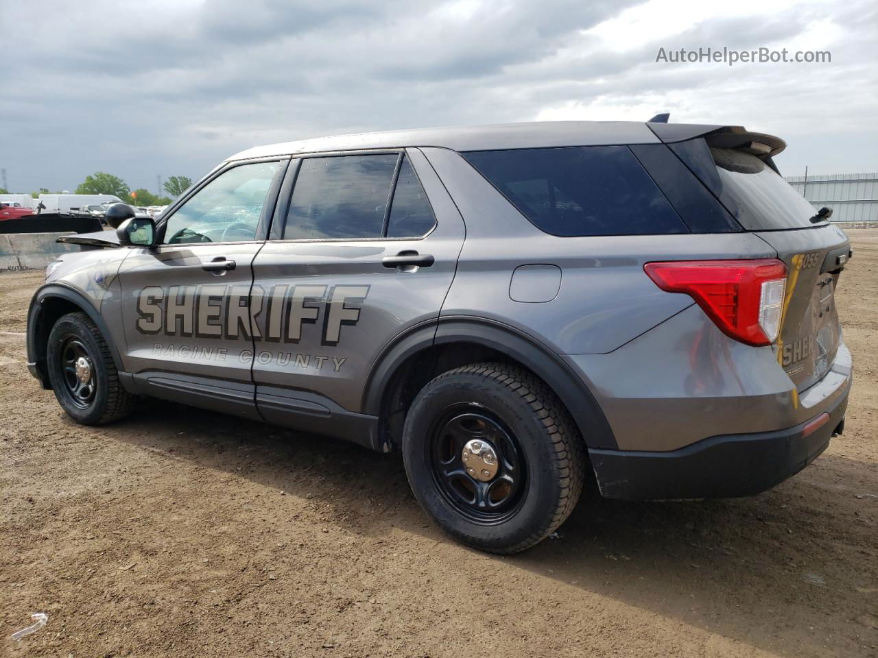 2020 Ford Explorer Police Interceptor Gray vin: 1FM5K8AB6LGA42033