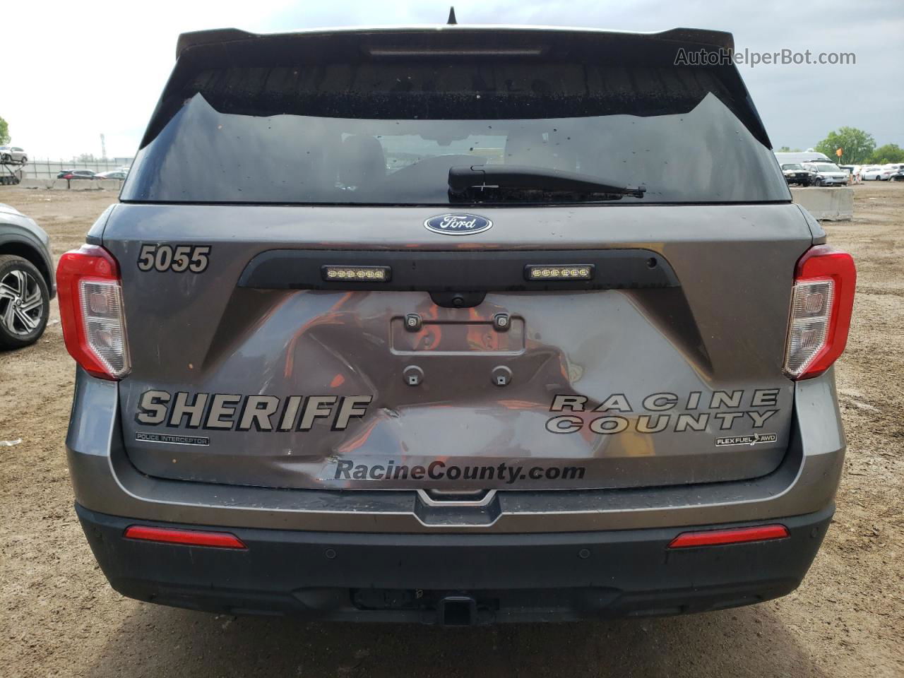 2020 Ford Explorer Police Interceptor Gray vin: 1FM5K8AB6LGA42033