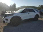 2021 Ford Explorer Police Interceptor White vin: 1FM5K8AB6MGB83718