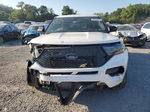 2021 Ford Explorer Police Interceptor White vin: 1FM5K8AB6MGB83718