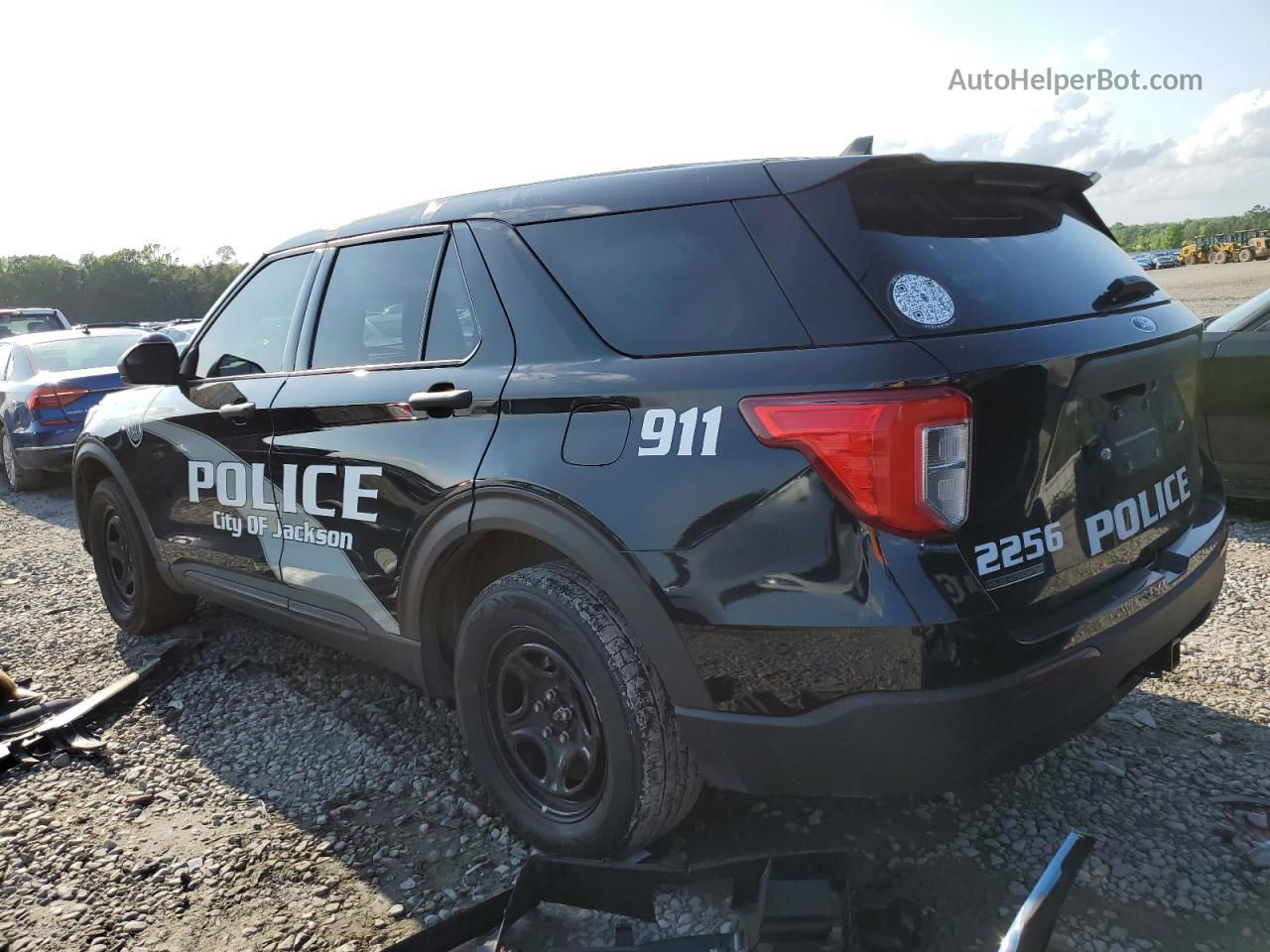 2021 Ford Explorer Police Interceptor Черный vin: 1FM5K8AB6MGB89700