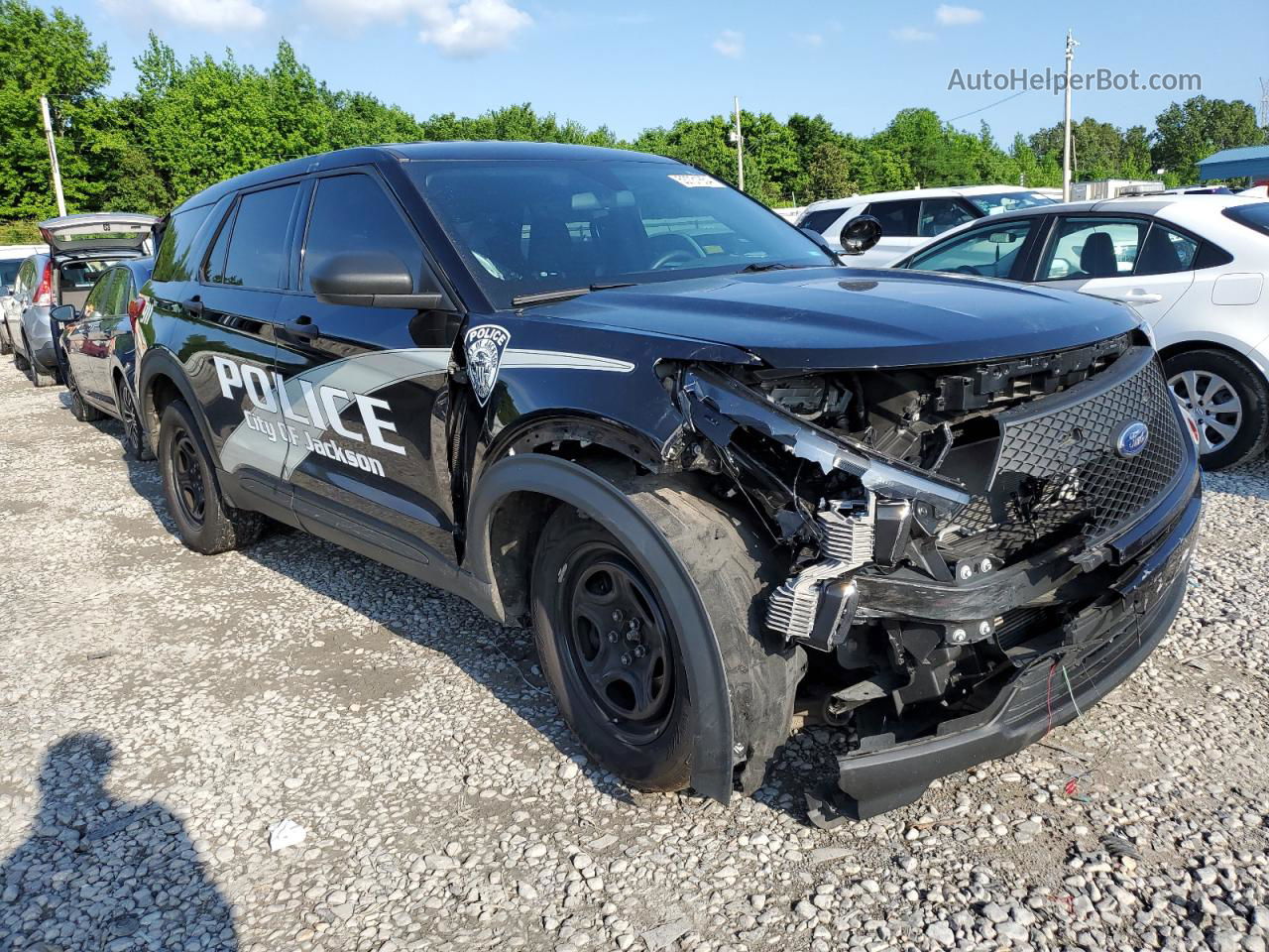 2021 Ford Explorer Police Interceptor Черный vin: 1FM5K8AB6MGB89700