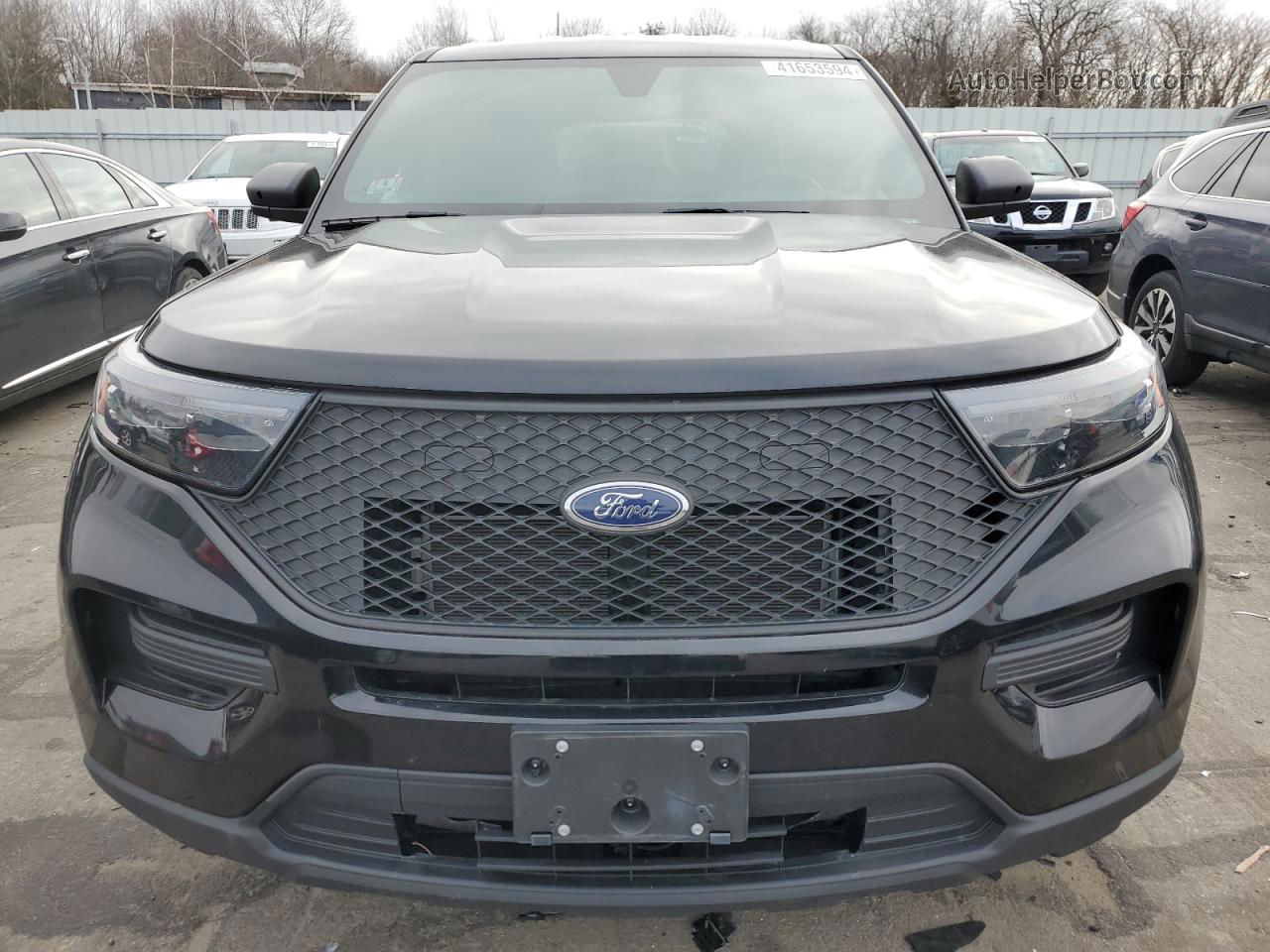 2021 Ford Explorer Police Interceptor Black vin: 1FM5K8AB7MGA43189