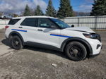 2021 Ford Explorer Police Interceptor White vin: 1FM5K8AB7MGC02146
