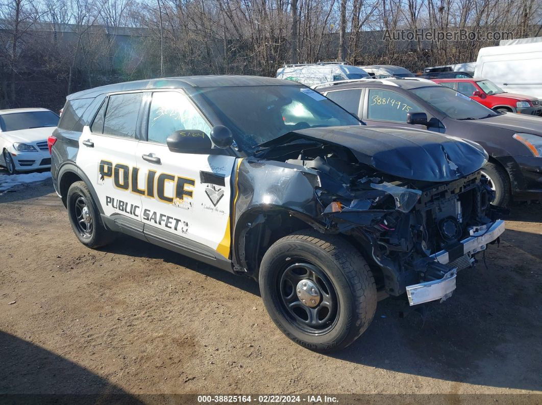 2020 Ford Police Interceptor Utility   Black vin: 1FM5K8AB8LGD09155