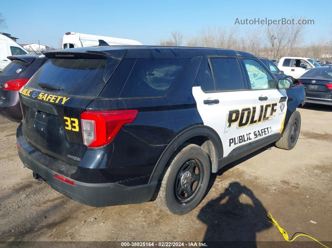 2020 Ford Police Interceptor Utility   Черный vin: 1FM5K8AB8LGD09155