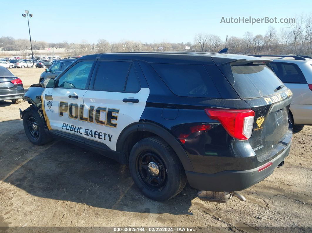 2020 Ford Police Interceptor Utility   Черный vin: 1FM5K8AB8LGD09155