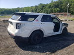 2021 Ford Explorer Police Interceptor White vin: 1FM5K8AB8MGA52810