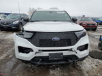 2021 Ford Explorer Police Interceptor White vin: 1FM5K8AB8MGB90007