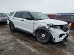 2021 Ford Explorer Police Interceptor White vin: 1FM5K8AB8MGB90007