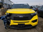 2020 Ford Explorer Police Interceptor Yellow vin: 1FM5K8AB9LGD01274