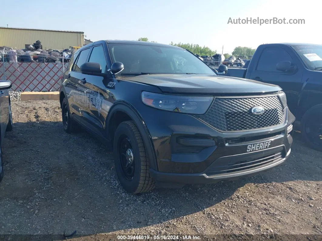 2020 Ford Police Interceptor Utility   Черный vin: 1FM5K8AB9LGD01761