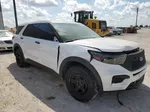 2021 Ford Explorer Police Interceptor White vin: 1FM5K8AB9MGA46871