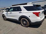 2021 Ford Explorer Police Interceptor White vin: 1FM5K8AB9MGC24519