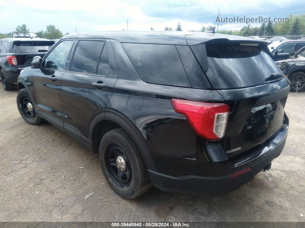 2021 Ford Police Interceptor Utility   Black vin: 1FM5K8ABXMGA64859