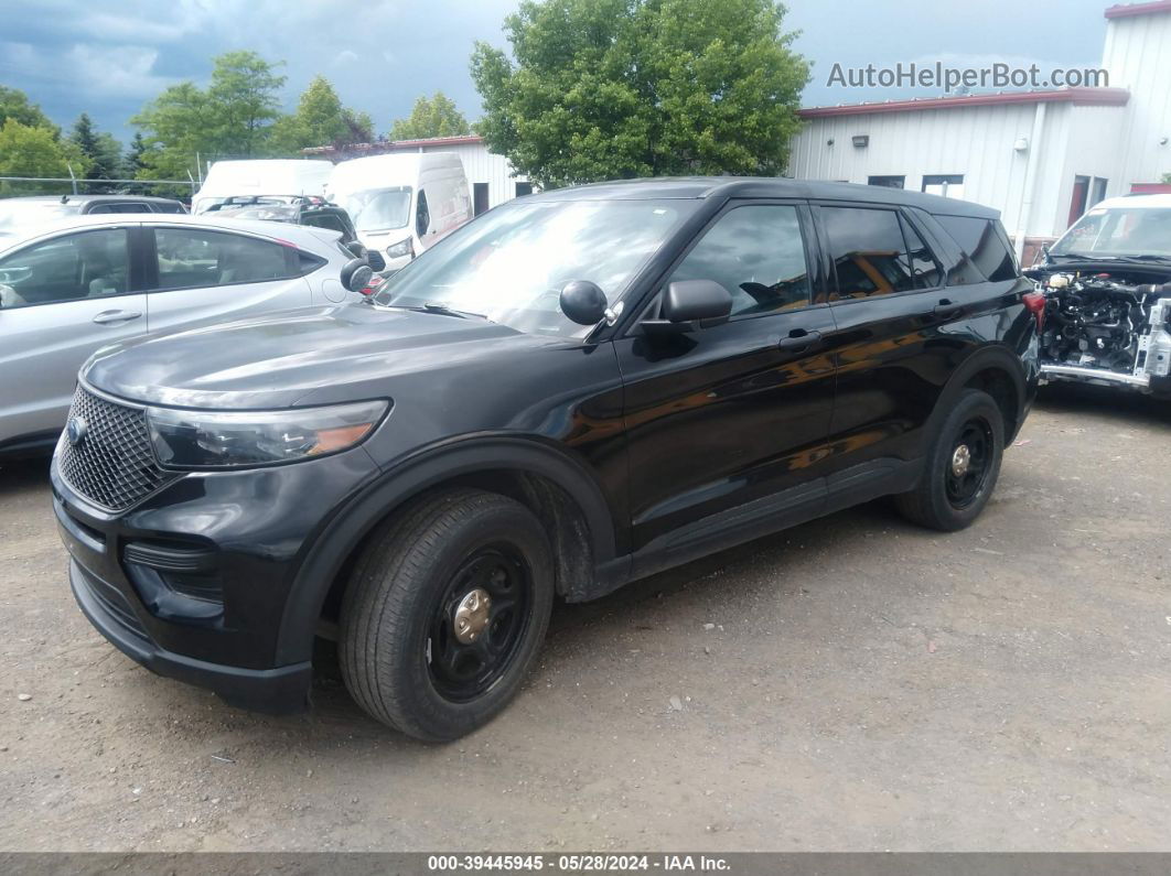 2021 Ford Police Interceptor Utility   Black vin: 1FM5K8ABXMGA64859