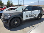 2021 Ford Explorer Police Interceptor Черный vin: 1FM5K8AC6MNA14447