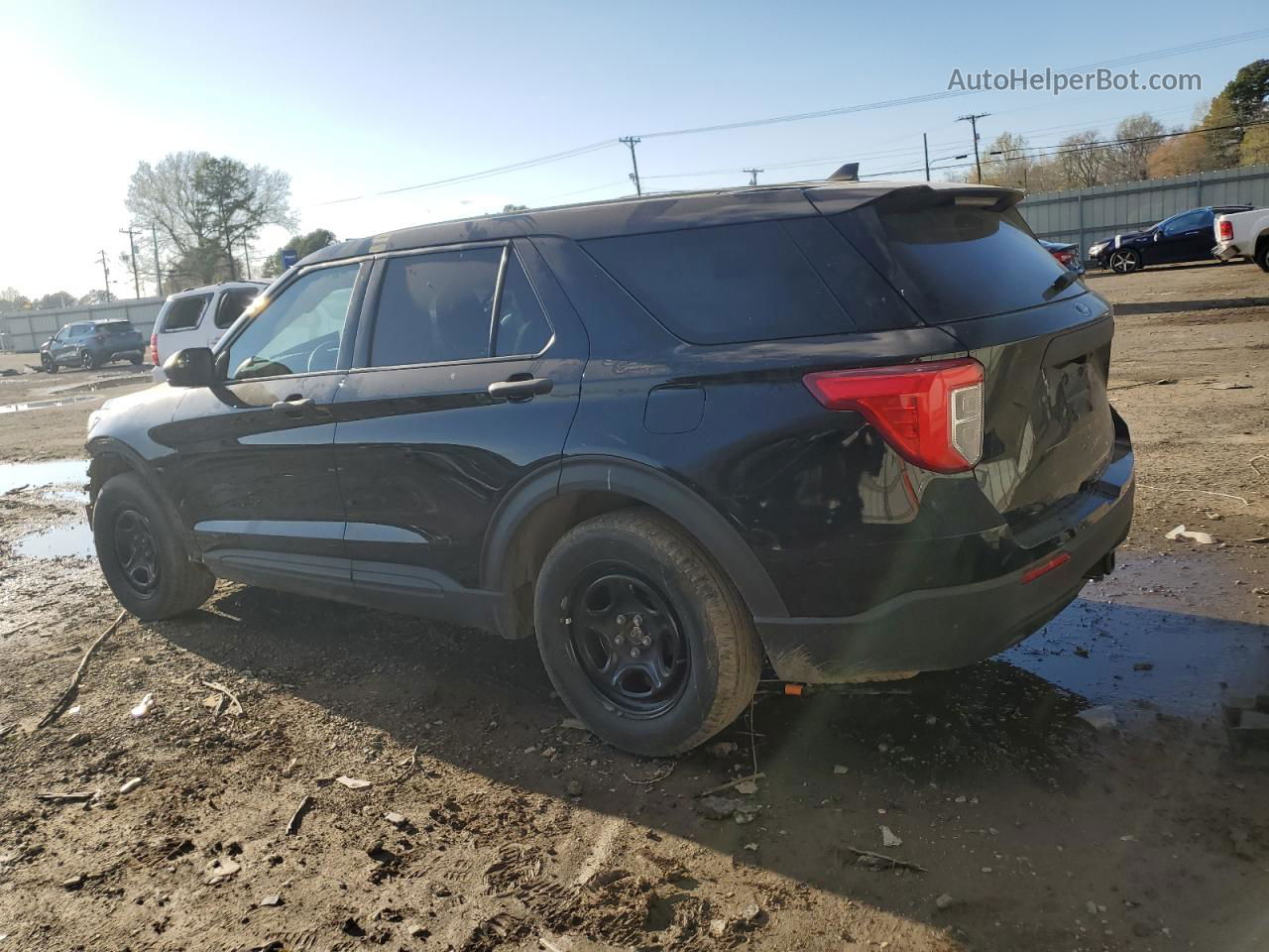 2021 Ford Explorer Police Interceptor Black vin: 1FM5K8ACXMGB98635