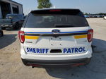 2017 Ford Explorer Police Interceptor White vin: 1FM5K8AR0HGE00800