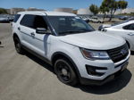 2018 Ford Explorer Police Interceptor Белый vin: 1FM5K8AR1JGA15929