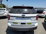 2018 Ford Explorer Police Interceptor White vin: 1FM5K8AR1JGA15929